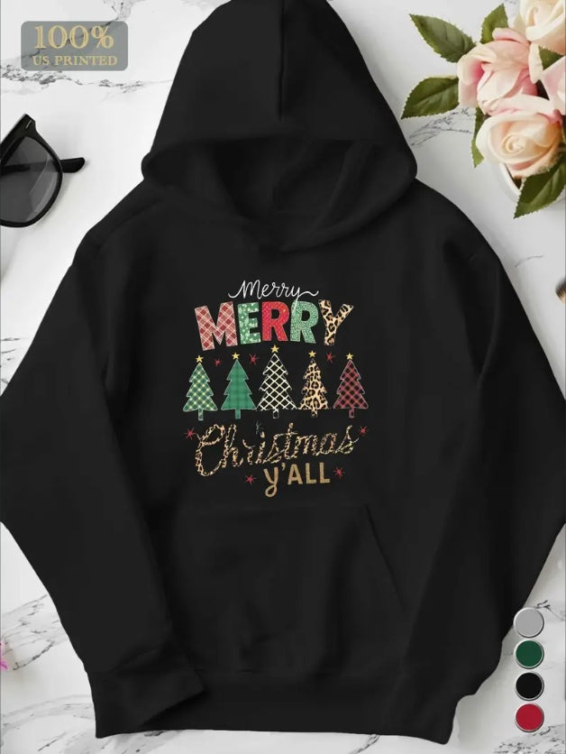 Women'S Merry Christmas Hoodie