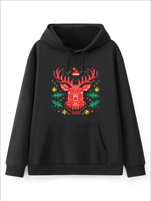 Women'S Fashion Christmas Cartoon Hoodies