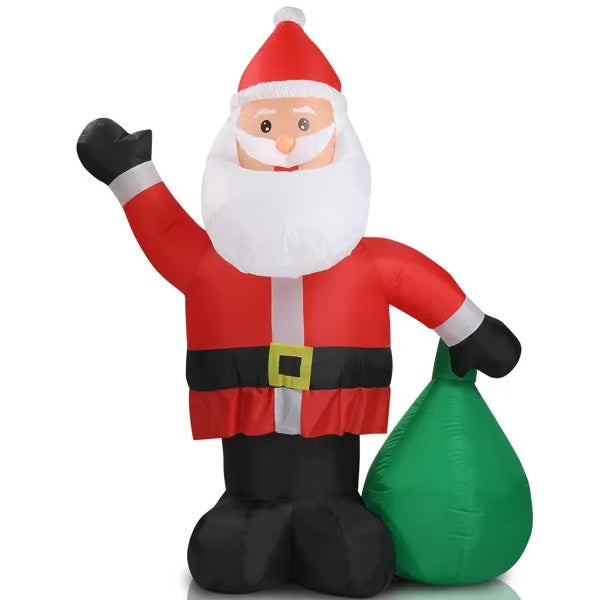 6 FT Lighted Christmas Inflatable Santa Claus