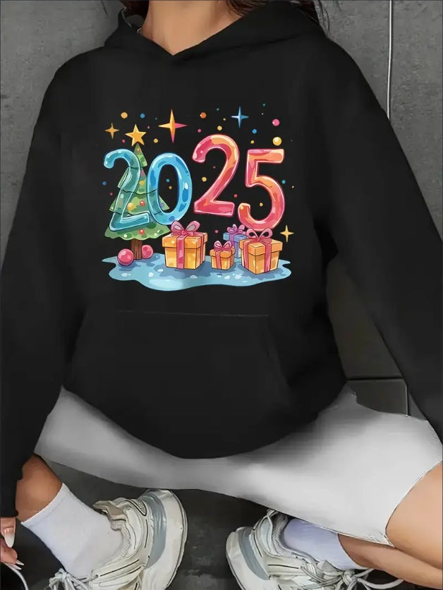 Women'S Casual Christmas 2025 Hoodie