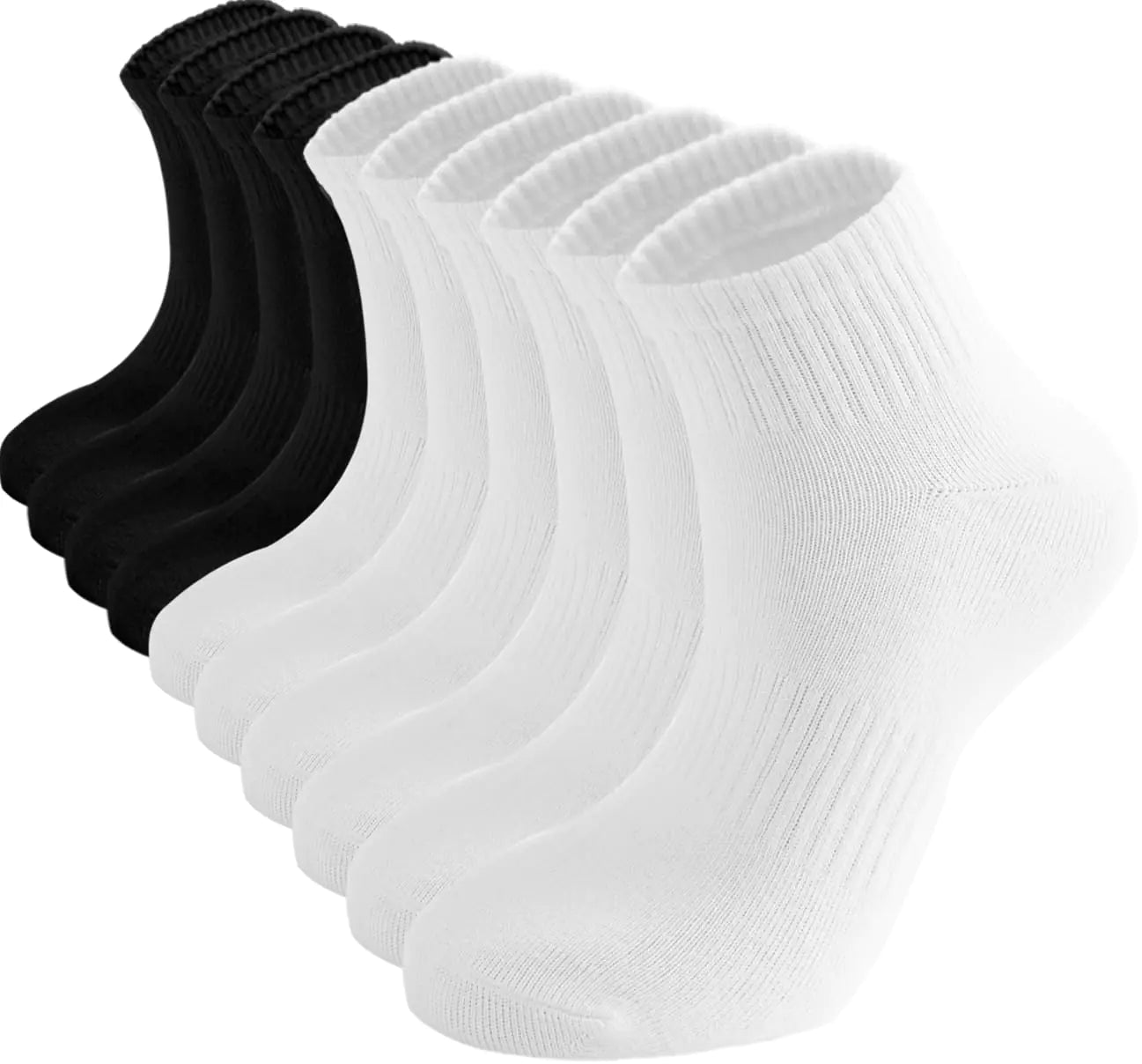 Womens Ankle Socks Thin Cotton Gym Socks| Athletic Mini Crew Socks 5 Pairs