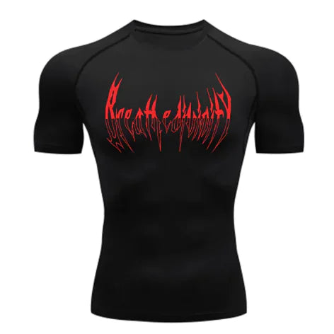 Men's Fitness Close-fitting Short Sleeve Shirt