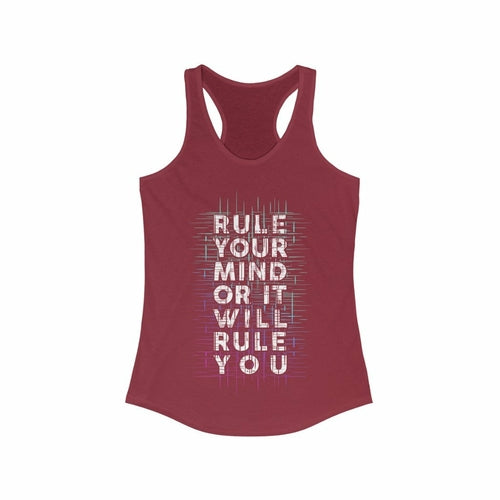 Rule Your Mind or It will Rule You Racerback Tank Top Tee