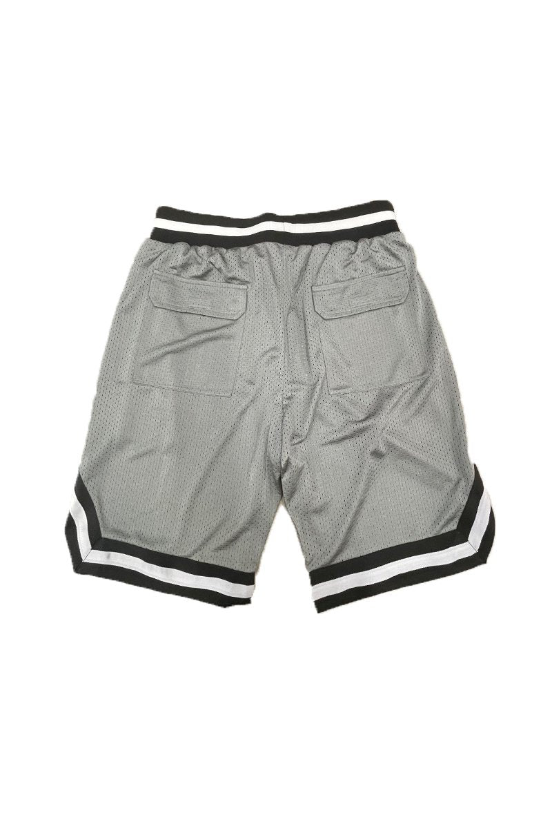 Solid Mesh Basketball Active Shorts