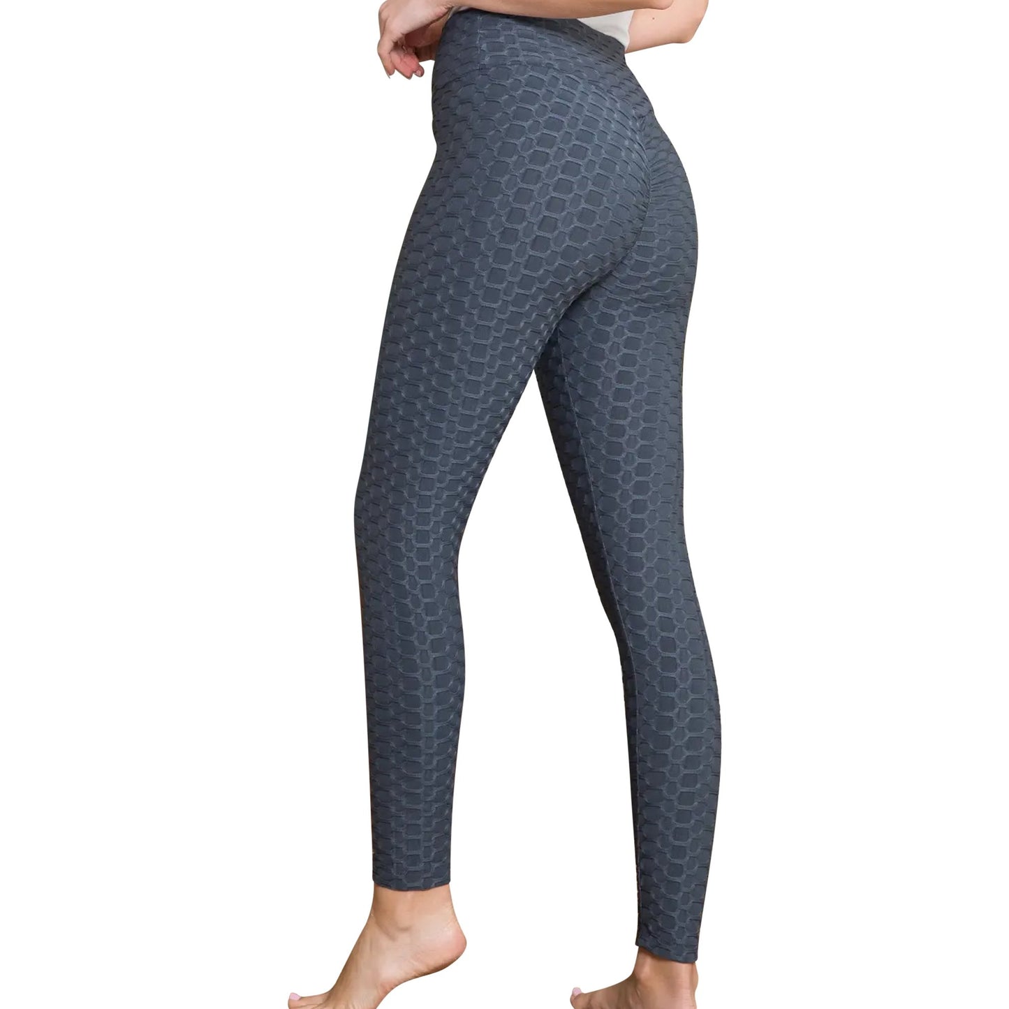 Womens'  Legging Bubble Stretchable Fabric Yoga Fitness Work-out sport
