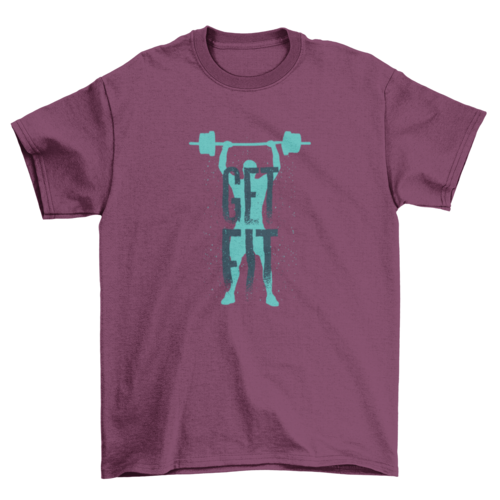 Get Fit T-shirt Design