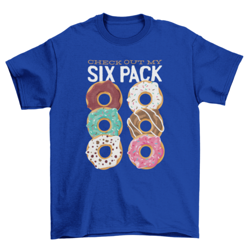 Donut six pack t-shirt