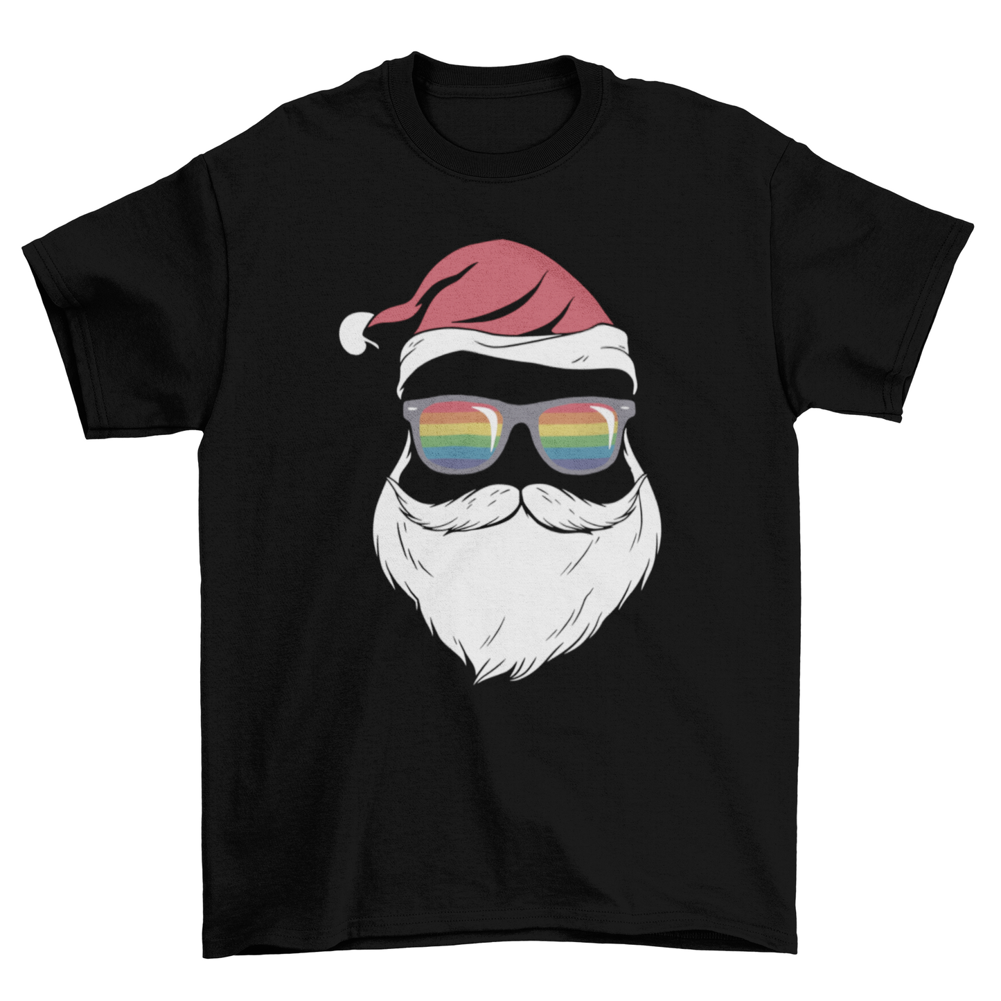 Gay Santa Glasses T-shirt