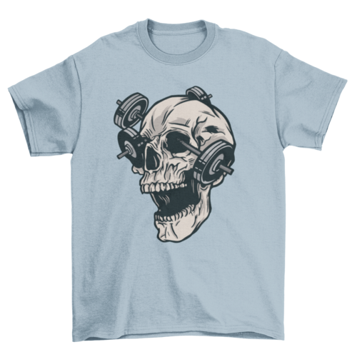 Skull gym t-shirt