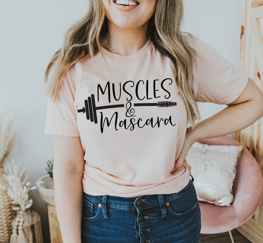 Muscles And Mascara T-shirt